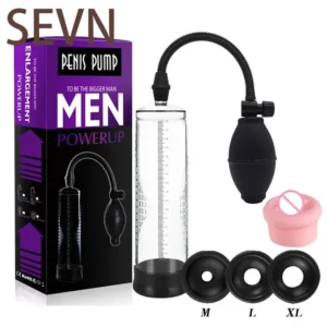 Effective Penis Pump Enlargement Vacuum Dick Extender Men Sex Toy Powerful Vacuum Pump Increase Length Enlarger Adult Product