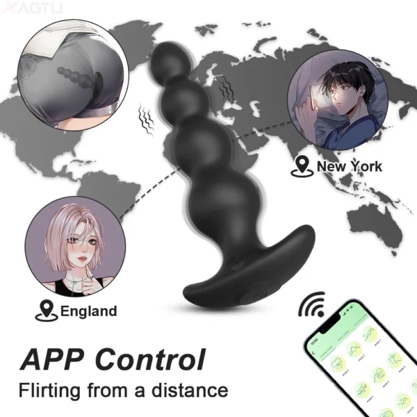 Anal Plug Vibrator Gay Butt Plug Big Dildo Anal Plug Vibrating Masturbation Tool Anal Toy Couple Anal Sex Toys Adult Product - Image 5