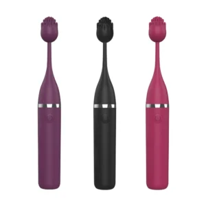 Silicone Power Vibrator Nipple Clitoris G-spot Stimulator Masturbator 3 Vibrating Heads, Adult Sex Toys For Women, Sex Toys 18+
