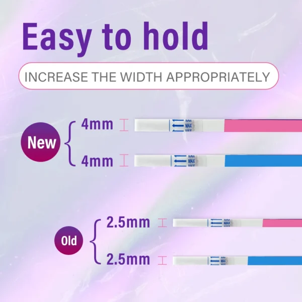 Pregnancy Test Strips and Ovulation Test Strips Combo Pack- 25 LH Predictor Tests and 10 hCG Tests -Reliable Home Testing - Image 6