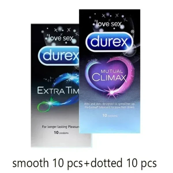 Durex Delay Ejaculation Spike Condom Extra Lubricated Ultra Thin Intimate Men Contraception Lasting Enlargement Cock Ring - Image 4
