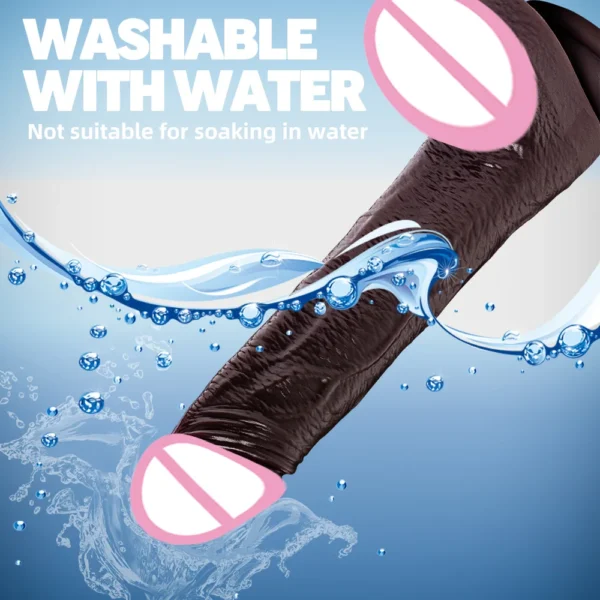 Realistic Dick Telescopic Dildo Vibrator Gode Heating G-Spot Anal Vagina Penetration Massager Masturbator Female Sex Toys Adult - Image 4