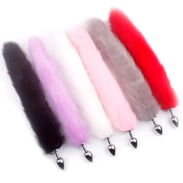 Anal Plug Sexy Fox Tail Vaginal Plug Dildo Masturbation Anal Vibrator Men Prostate Massager Female Masturbator Anal Masturbating - Image 2