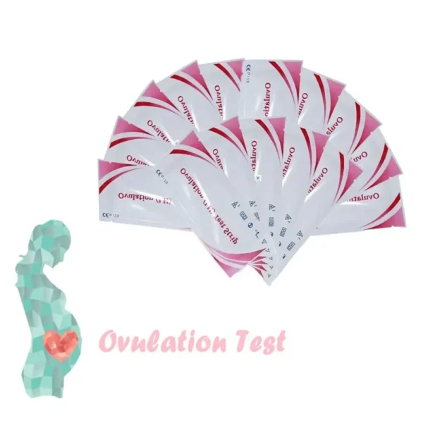 60Pcs LH Ovulation Over 99% Accuracy Test Kit Strips Pregnancy Test First Response Tests Household Strips Urine Test for Adult - Image 2