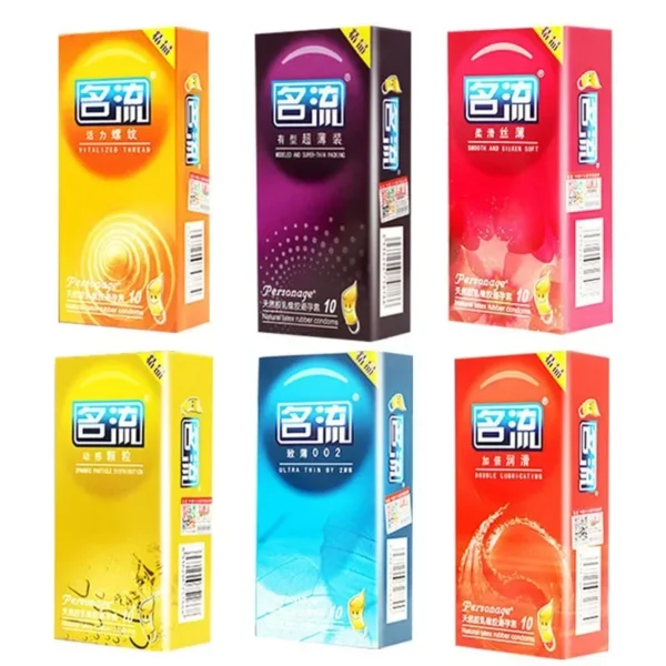 60PCS Ultra Thin Condoms PERSONAGE Particle Spike Condom Intimate Double Lubricated Adult Sex Product Contraception for Male - Image 4