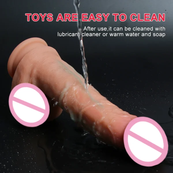 Vibrator dildo xxl realistic big cock telescopic heated spinning penis expansion vibratory massager female couple sex toys 18 - Image 5
