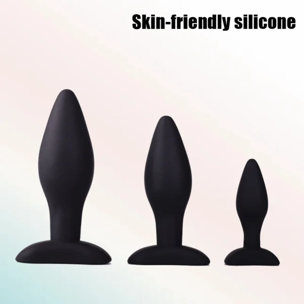 1/3pc Prostate Massager 3 Different Size Silicone Plugs Anal Butt Plug Anal Dilation Trainer Adult Games Sex Toys For Men Women - Image 2