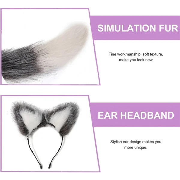 Fox Tail Anal Plug with Hairpin Bdsm Toy Flirting Metal Butt Plug Tail Sex Toys for Woman Man Couples Cosplay Adult Game Shop - Image 3