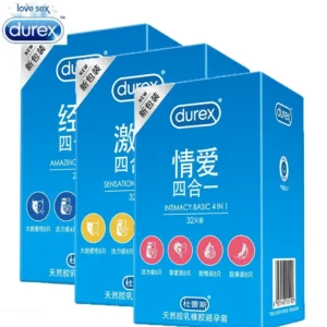 Durex Condom 4 Types Ultra Thin Natural Latex Extra Lubricating Adult Intimate Goods Condoms Penis Sleeve Sex Toys for Men