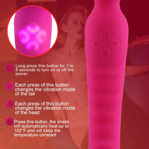 Powerful AV Magic Wand Dildo Vibrator for Women Clitoris Stimulator Erotic Toys G Spot Vagina Massager Adult Sex Toys for Female - Image 3
