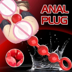 New Prostate Massage Long Anal Beads Dilator Annals Training Sex Toys,Silicone Anus Ass But Butt Plugs,Analplug Buttplug Butplug