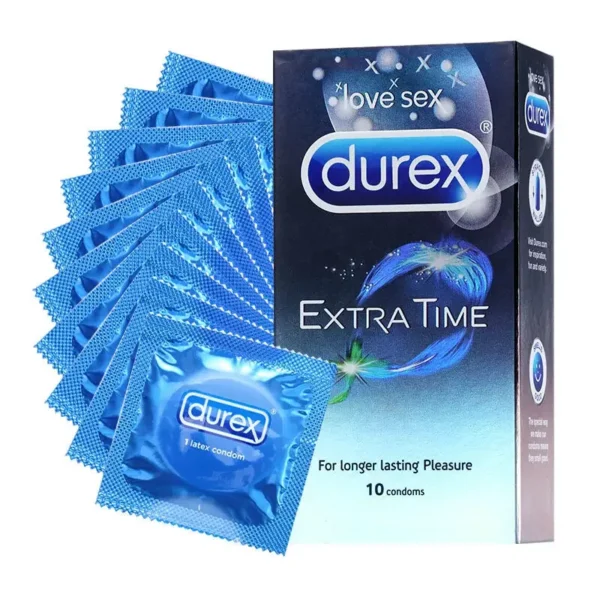 Durex 20/10Pcs Long-lasting Condom Ultra Thin Dotted Smooth Intimate Product Latex Penis Sleeve for Men Ultra Thin Contraception - Image 2