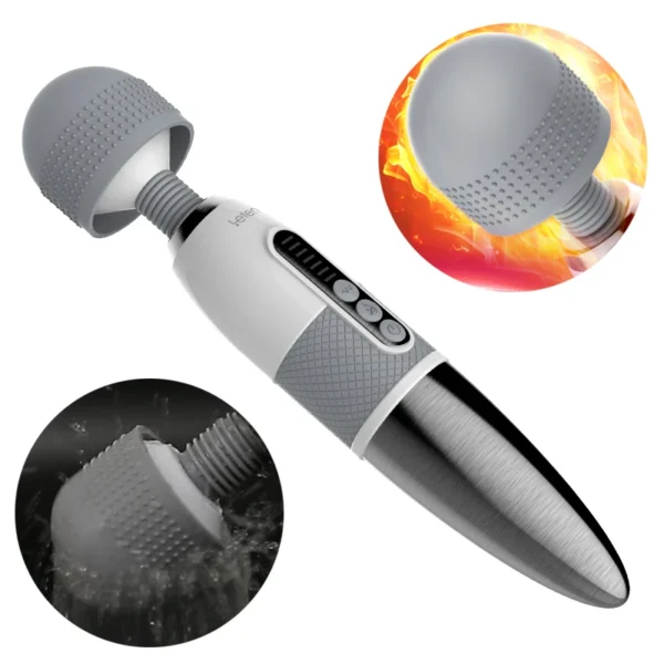 Leten Huge Head Vibrator for Female Masturbation Orgasm, AV Magic Wand Massager Nipple Clitoris Stimulator Sex Toys for Woman - Image 3