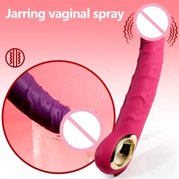 10 Modes 2-in-1 Vibration Suitable for Rechargeable Silicone Clitoral Stimulator for Women and Couples, Realistic Adult Sex Toy - Image 3