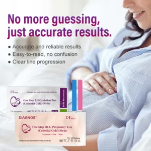 Pregnancy Test Strips and Ovulation Test Strips Combo Pack- 25 LH Predictor Tests and 10 hCG Tests -Reliable Home Testing
