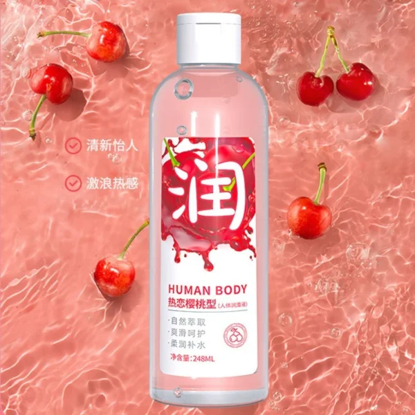 248ml Male And Female Sex Lubricant Fruit Flavor Water-based human body Vagina Promote secretion Lube oil Adult Products - Image 3
