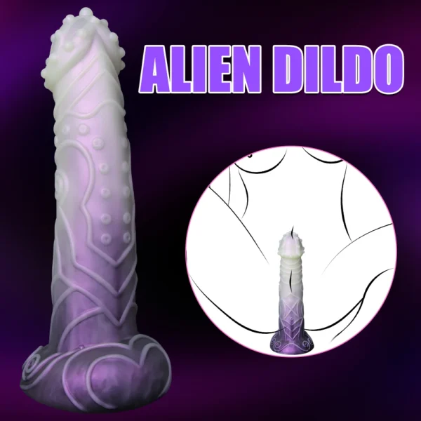 Huge Dildo Animal Dog Dildo Realistic Penis with Suction Cup Big Butt Plug Giant Monster Cock Dick Adults Supplies for Men Women - Image 2