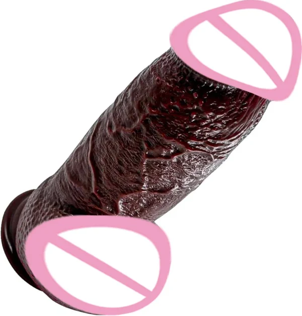 Super thick Realistic Soft Dildo Big Glans Cock Double Silicone Penis Vaginal Masturbation Suction Cup Dick Woman Man Anal Sex T - Image 2