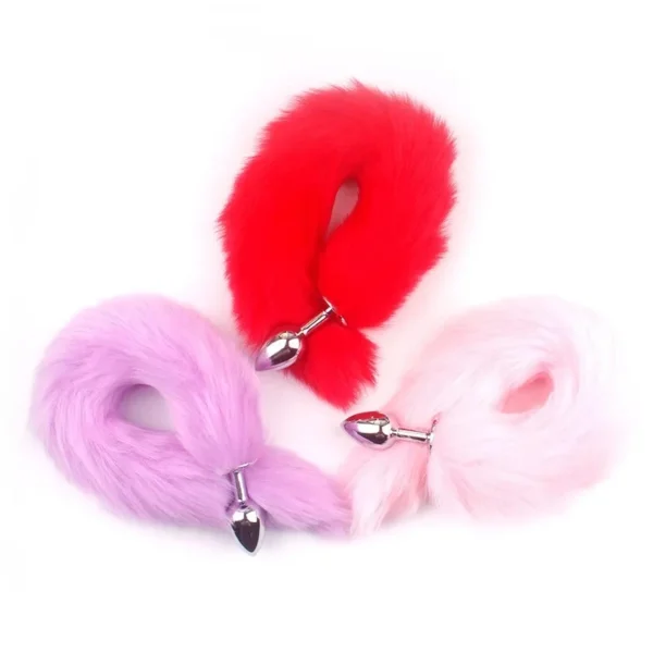 Anal Plug Sexy Fox Tail Vaginal Plug Dildo Masturbation Anal Vibrator Men Prostate Massager Female Masturbator Anal Masturbating - Image 4