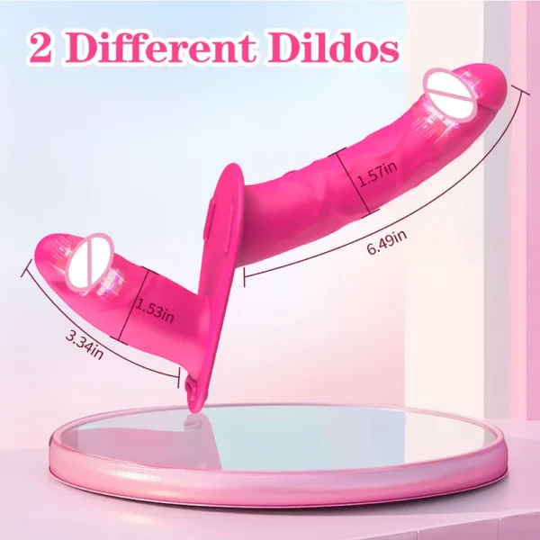 Wearable Double Vibrators Penetration G-Spot Strap On Dildo Panties for Lesbian Vagina Massager Couples Sex Toys Adult Products - Image 6