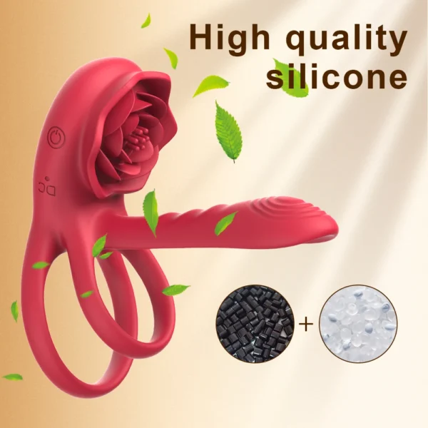 Powerful Cockring Vibrator Clitoris Stimulation Delay Ejaculation Remote Control Cock Ring Penis Ring Adults Sex Toy for Couple - Image 4