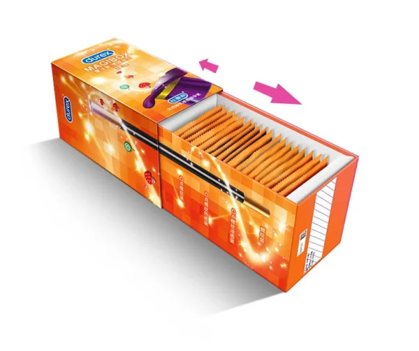 Durex 18pcs Condoms Ice Fire Mixed 4 Style Large Particle Sex Toys Thread Penis Sleeve Condom Delay Ejaculation Adult Products - Image 5