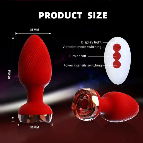 Anal Plug Vibrator Remote Control Butt Plug 10 Frequency Vibrating Female Masturbato Men Prostate Massager Adult Gay Sex Toys - Image 5
