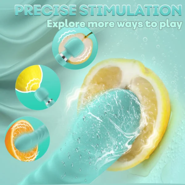Double head vibration G Spot Vibrator Wand Womens Sex Toys Adult Sex Toys with 10 Vibrations Female Sex Toy Vibrater Dildo - Image 3