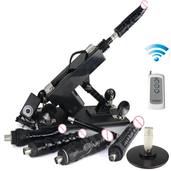 FREDORCH Sex machines for woman Automatic Masturbation Pumping Gun 3XLR sex machines for adults With Big Dildo sex machine toys