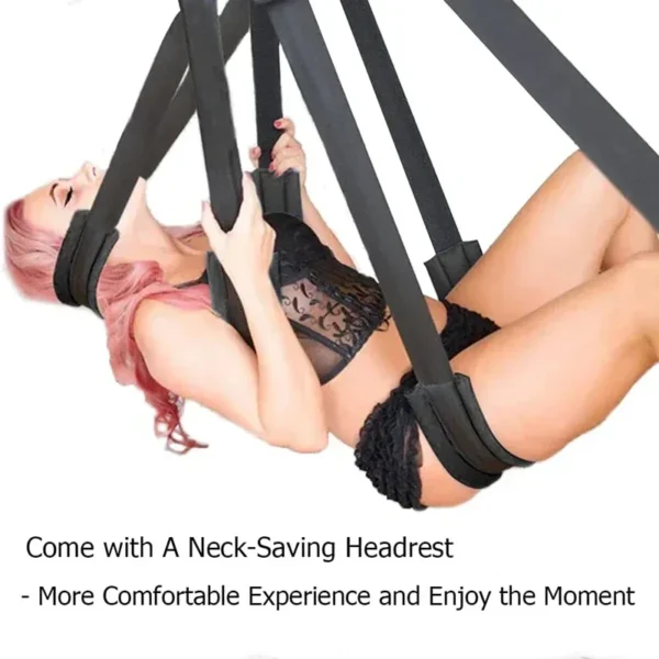 Soft Material Sex Swing Sex Furniture Fetish Bandage Love Adult Game Chairs Hanging Door Swing Sex Erotic Toys for Couples - Image 2