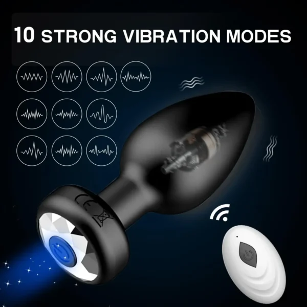 APP Wireless Control Anal Vibrator Butt Plug Men Prostate Massager Stimulator Female Masturbator Adult Sex Toys for Women Gay 18 - Image 2