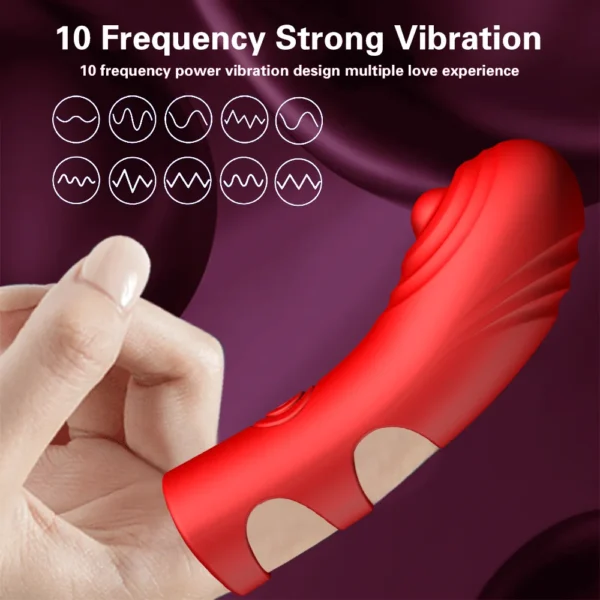 Finger Vibrator Clit G Spot Nipple Massager Adult Sex Toys Clitoral Stimulator Female Masturbation Sex Toys For Women Couples - Image 2