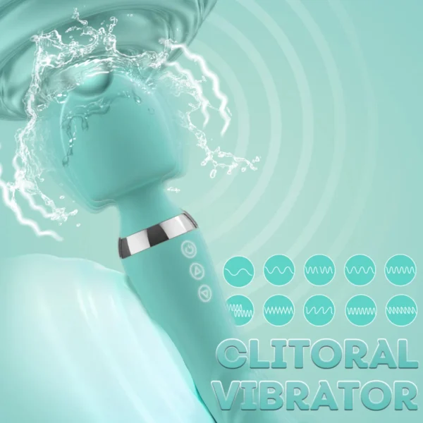 Double head vibration G Spot Vibrator Wand Womens Sex Toys Adult Sex Toys with 10 Vibrations Female Sex Toy Vibrater Dildo - Image 2