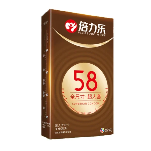 65/58/55mm Condoms Large Thin Intimate Lubricated Condone Sex Products Penis Sleeve Ejaculation Delay for Male Contraception - Image 2