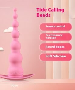 Alternative view of Silicone Bead Butt Plug Wireless Remote Control Supplies