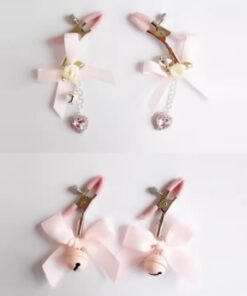 Alternative view of Nipple Clamps Punish The Nipple By Stimulating The Clitoris Bells