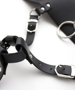 Alternative view of Adult Sex Flirting Bondage Black Leather Panties