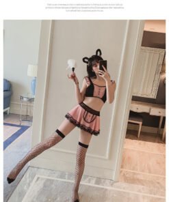Maid Costume Maid Costume Set Cosplay Net Yarn Uniform