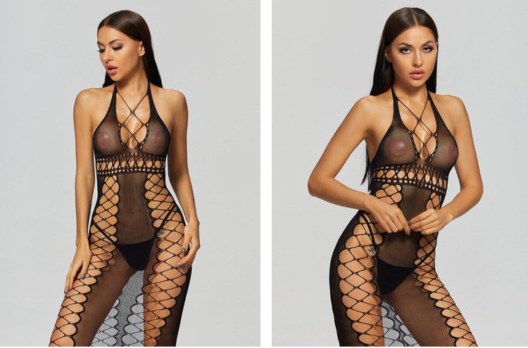 Sexy Lingerie Erotic Hot Women Bodystocking Bodysuits Crotch Tights Transparent Body Stockings Sex Clothes Mesh Underwear - Image 4
