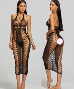 Sexy Lingerie Erotic Hot Women Bodystocking Bodysuits  Crotch Tights Transparent Body Stockings Sex Clothes Mesh Underwear