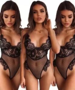 Sexy Lingerie Lace Sexy One-piece Perspective Temptation