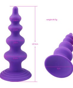 Alternative view of Pagoda Back Court Silicone Butt Plug