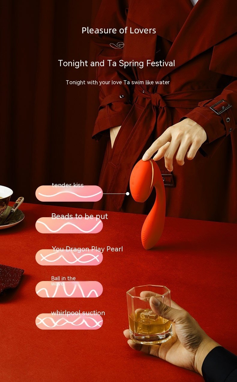 Women's Automatic Heating Sucking Clitoral Multi-frequency Vibrator - Image 5