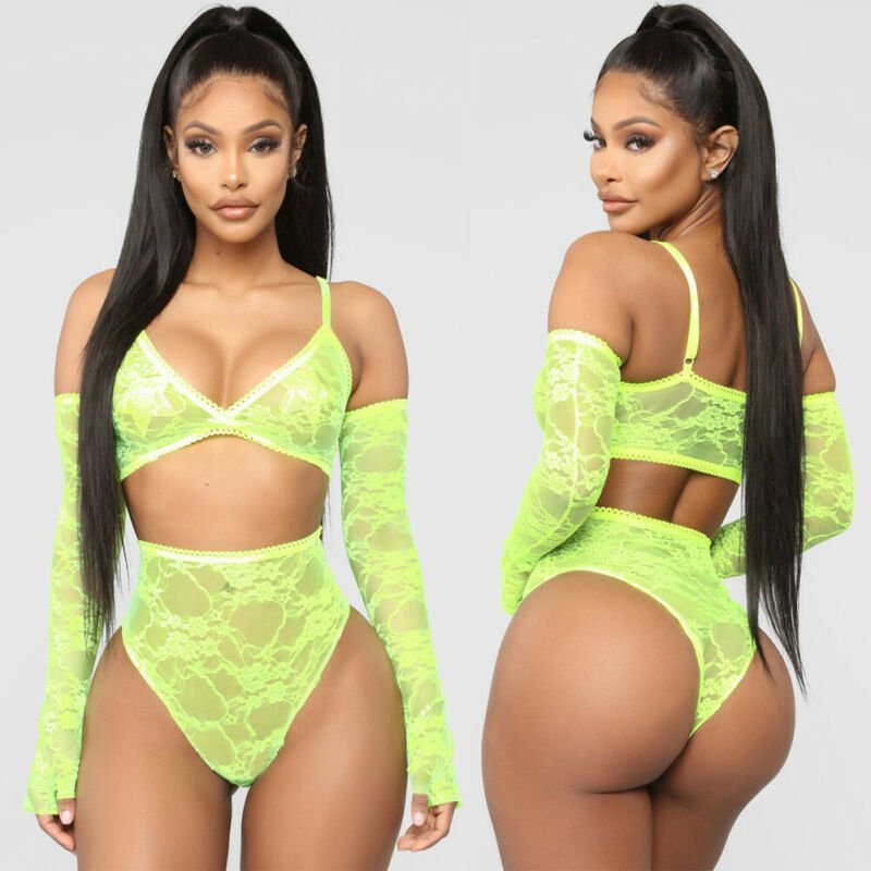 Sexy lingerie lace nightdress - Image 8