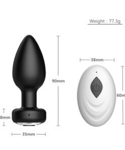 Alternative view of Remote Prostate Massager Vibration Dildo SexToys Butt Plug For Men Women