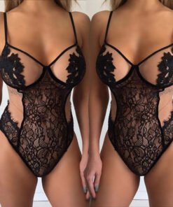 Sexy lace sexy triangle jumpsuit