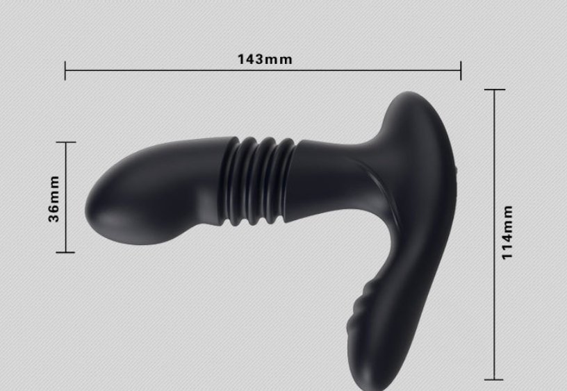 Men's Telescopic Prostate Butt Plug Vibrator - Image 7