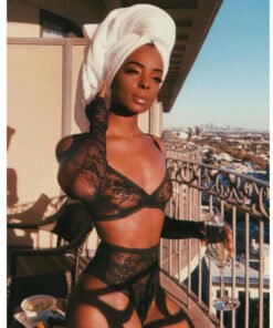 Alternative view of Sexy lingerie lace nightdress