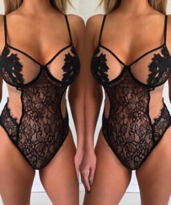 Alternative view of Sexy lace sexy triangle jumpsuit