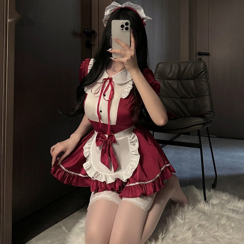 Sexy Lingerie Maid Cos Costume Sexy Passion Free Uniform - Image 3